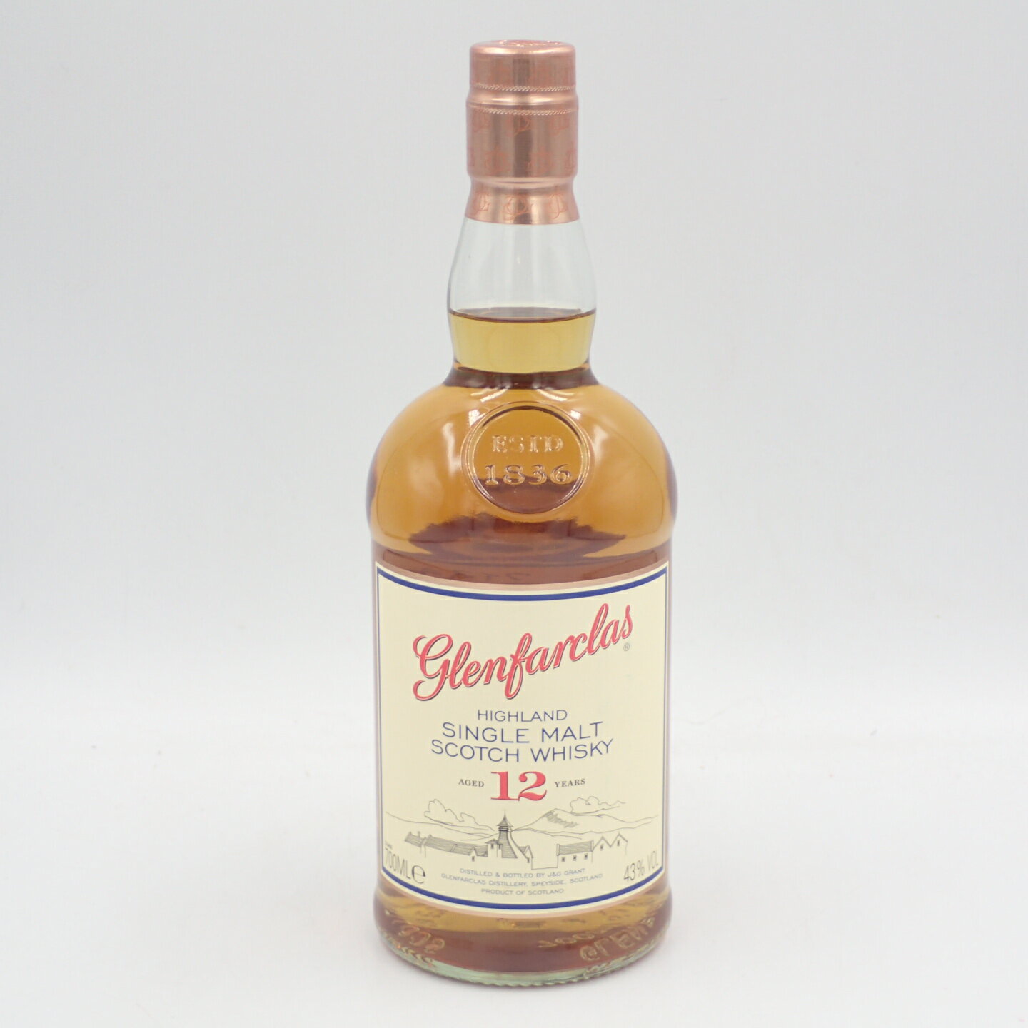 グレンファークラス 12年 700ml 43％ シングルモルト スコッチ ウイスキー Glenfarclas【M1】【中古】