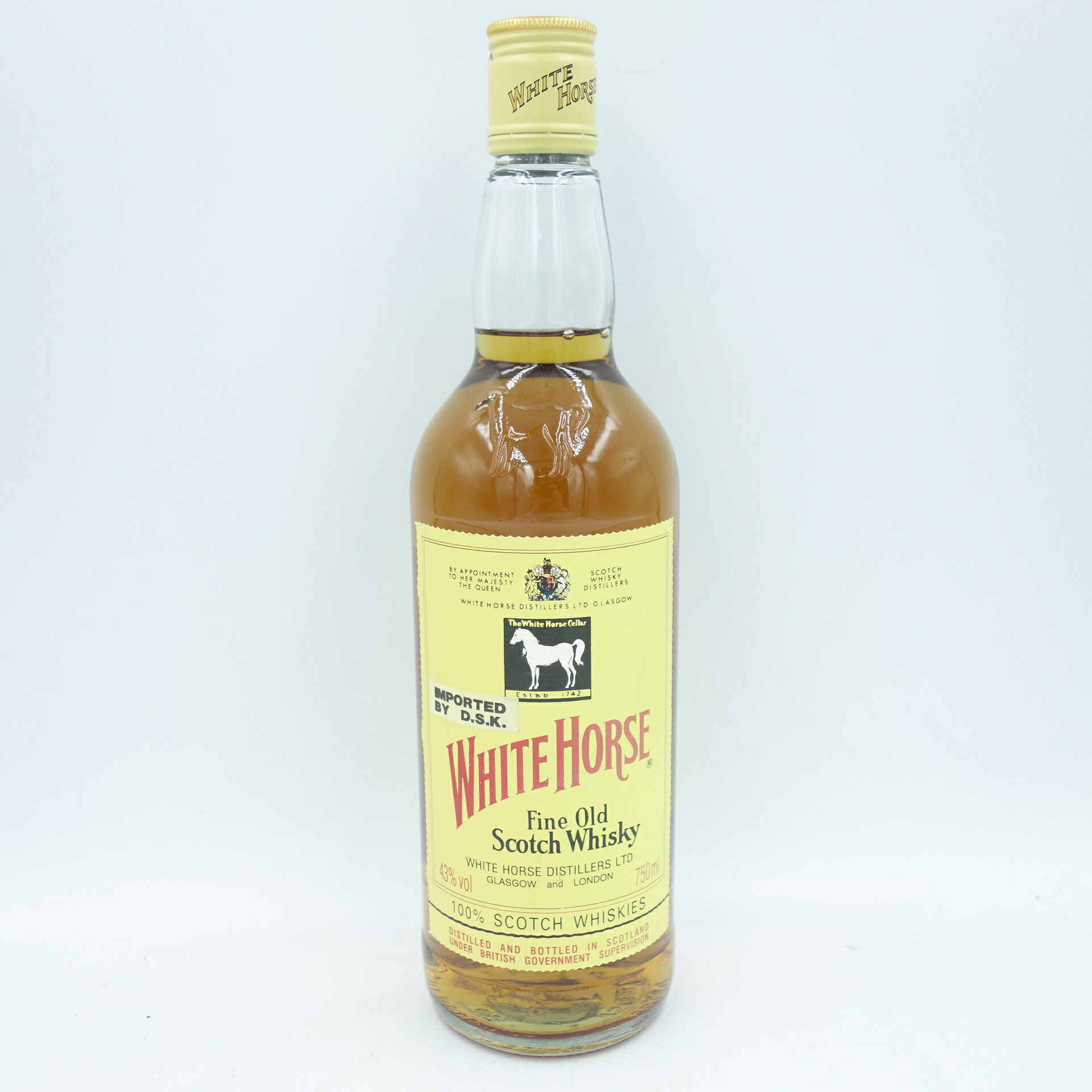 ホワイトホース ファインオールド ウイスキー 特級 750ml 43％ WHITE HORSE FINE OLD【H1】【中古】販売済みのサムネイル