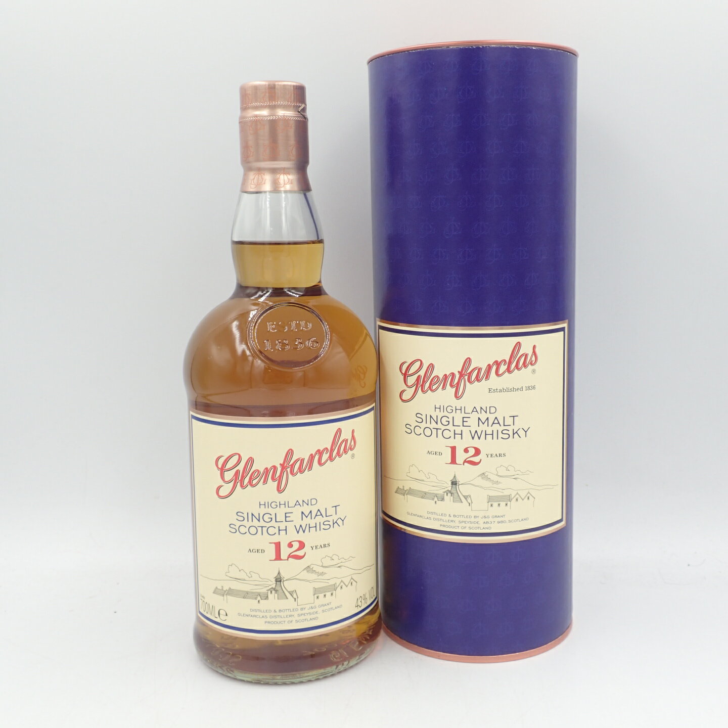 グレンファークラス 12年 700ml 43％ シングルモルト スコッチ ウイスキー Glenfarclas【A2】【中古】