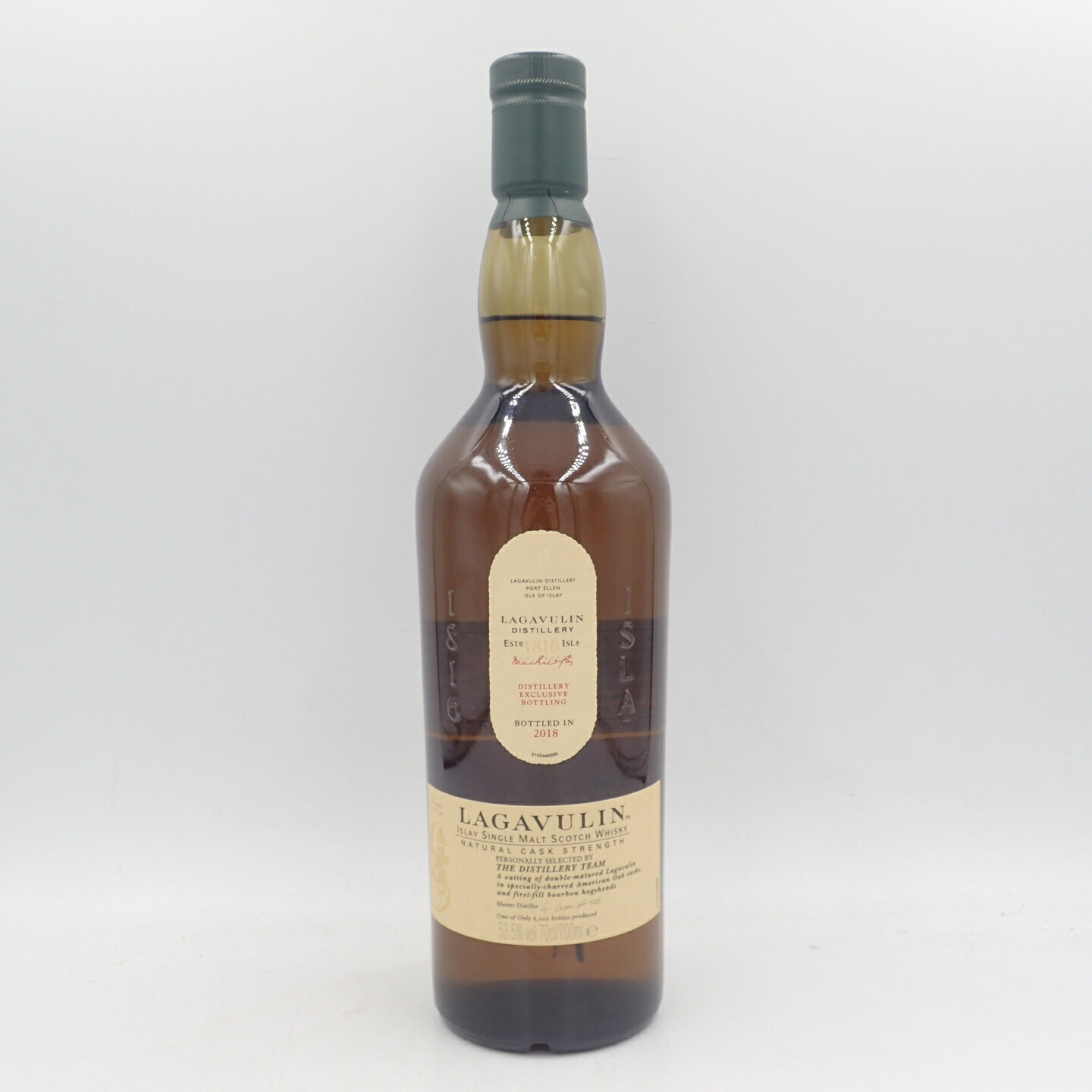 【未開栓】ラガヴーリン ナチュラル カスク ストレングス 2018 700ml 53.5% LAGAVULIN NATURAL CASK STRENGTH【P2】【中古】