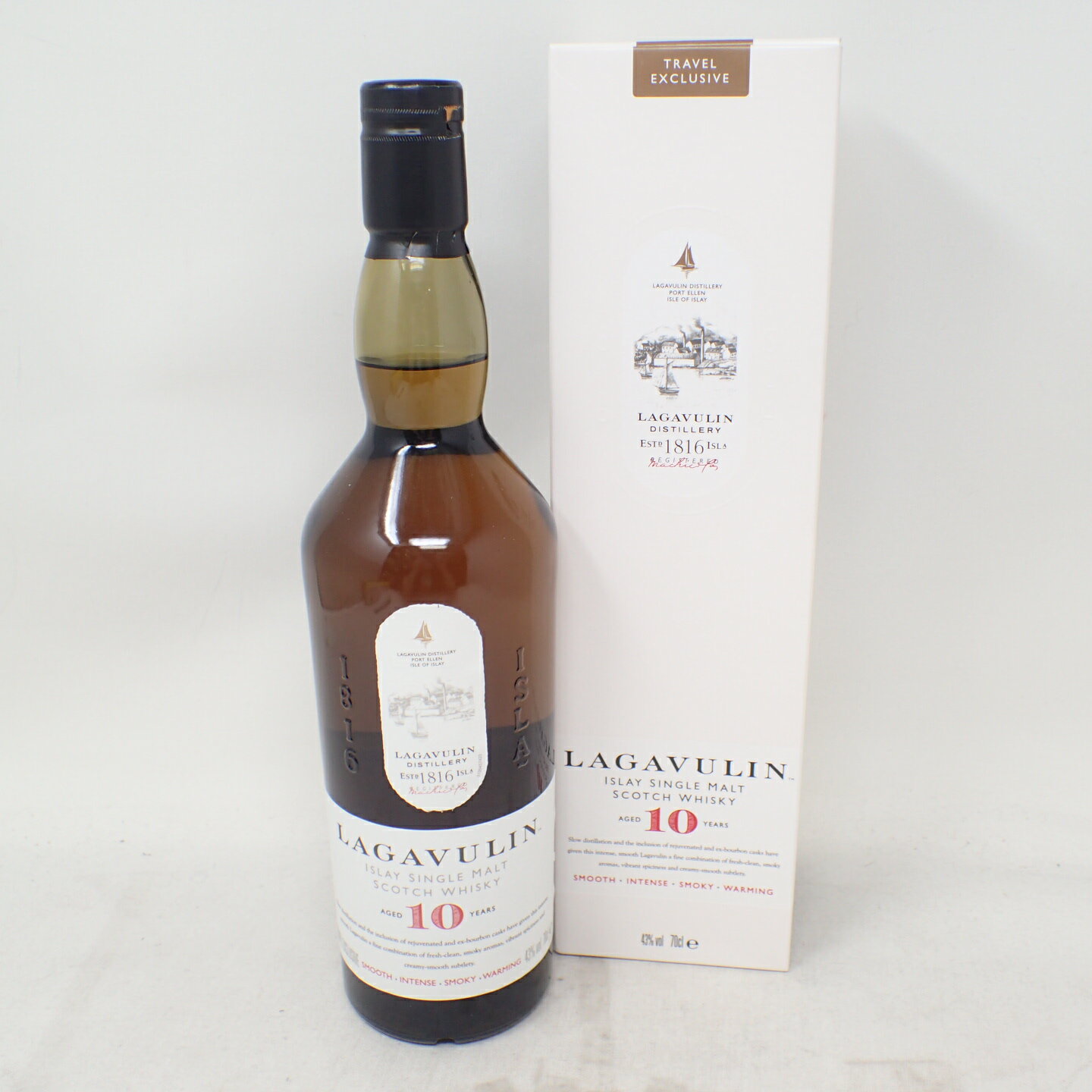 【未開栓】ラガヴーリン 10年 アイラシングルモルト 700ml 43% LAGAVULIN【A】【中古】-cp31647