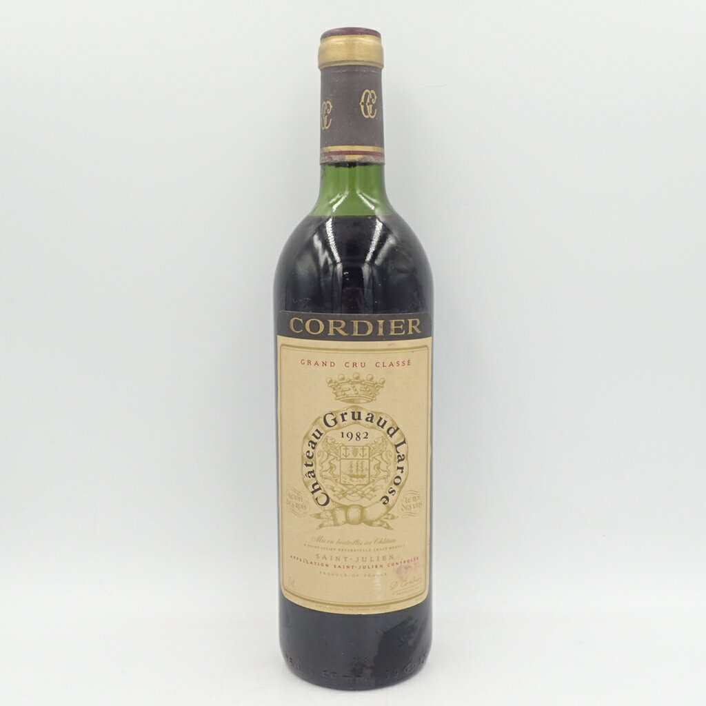 シャトー グリュオ ラローズ サンジュリアン グランクリュ 1982 750ml CHATEAU GRUAUD LAROSE GRAND CRU【X】【中古】