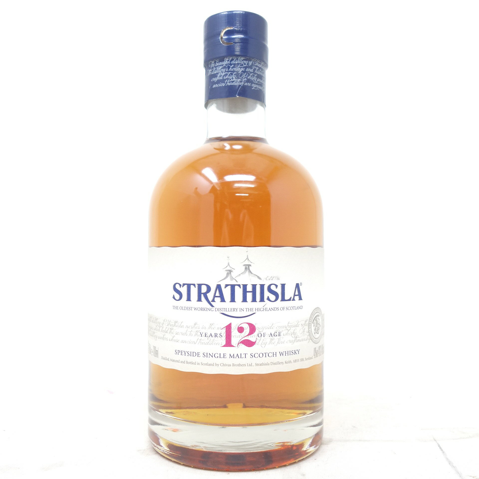 ストラスアイラ 12年 700ml 40％ STRATHISLA 箱付【A】【中古】