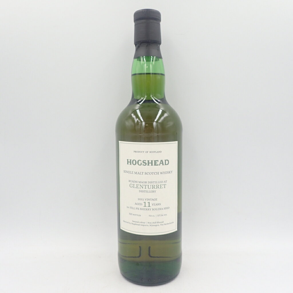 【未開栓】グレンタレット 11年 2011 1stフィルPX ソレラ ホグスヘッド シングルモルト 57.1％ 700ml GLENTURRET HOGSHEAD【S2】【中古】