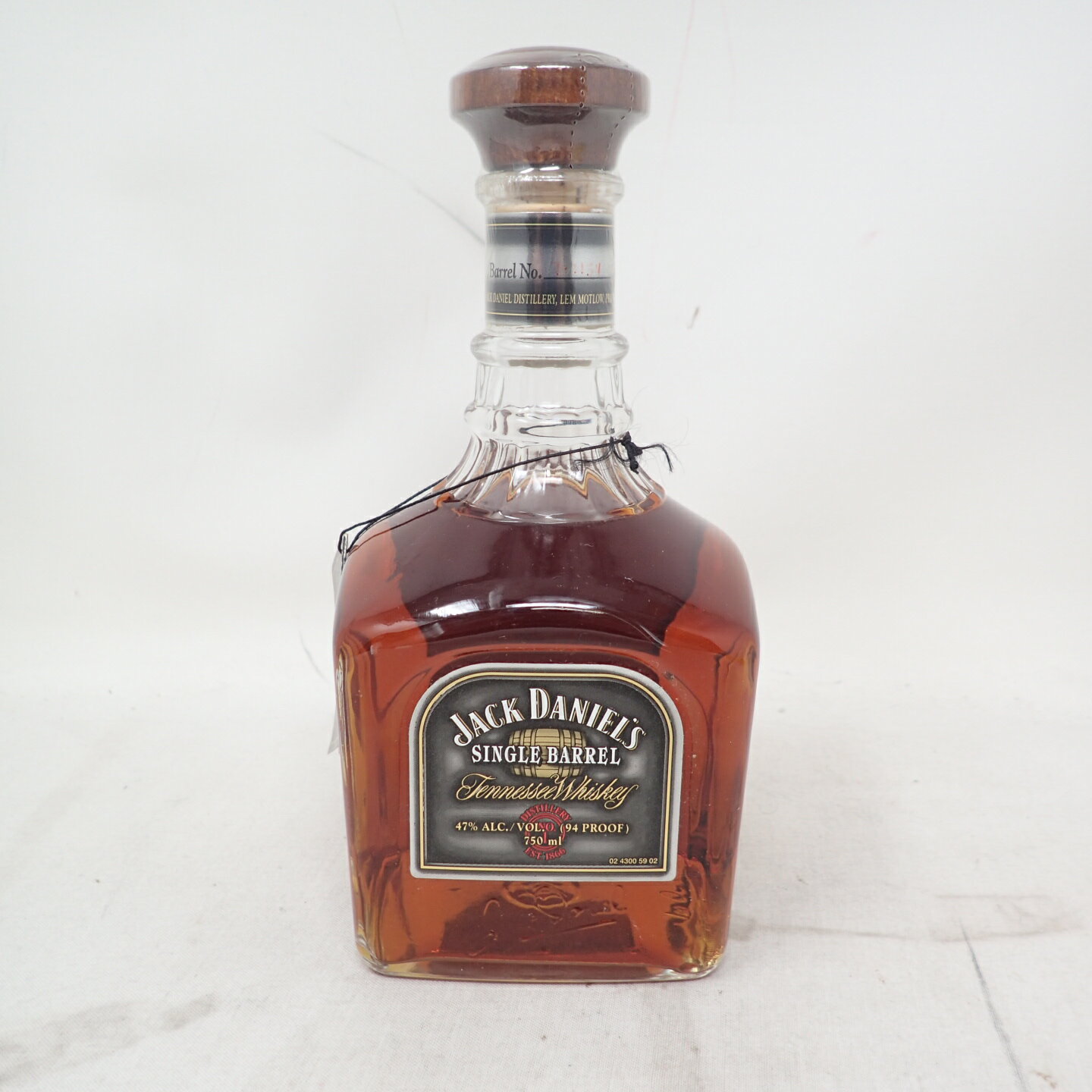 ジャックダニエル シングルバレル 旧 750ml 47% 94PROOF JACK DANIEL'S【D2】【中古】