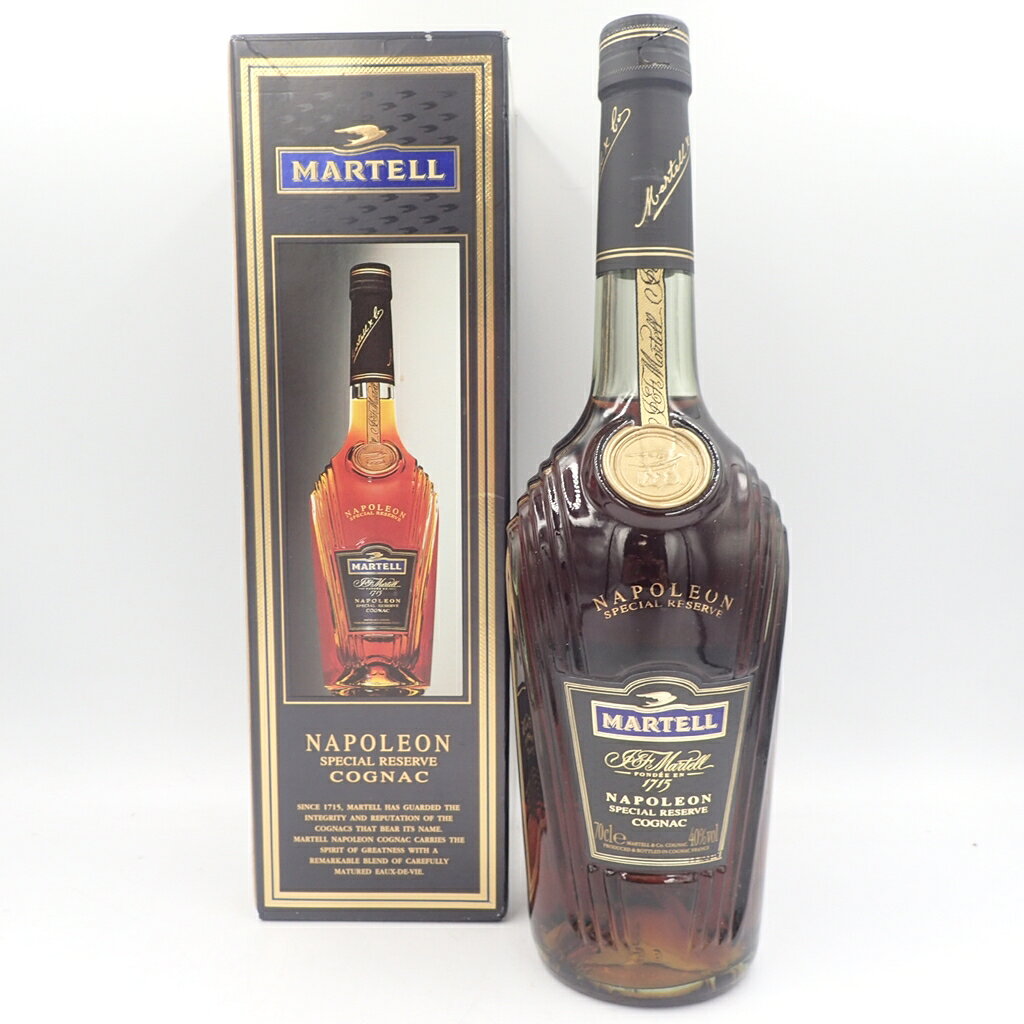 マーテル ナポレオン スペシャル リザーブ グリーンボトル コニャック 40％ 700ml MARTELL【O】【中古】販売済み