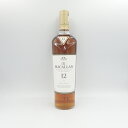 【未開栓】マッカラン 12年 シェリーオークカスク 700ml 40% The MACALLAN【C2】【中古】-cp31646