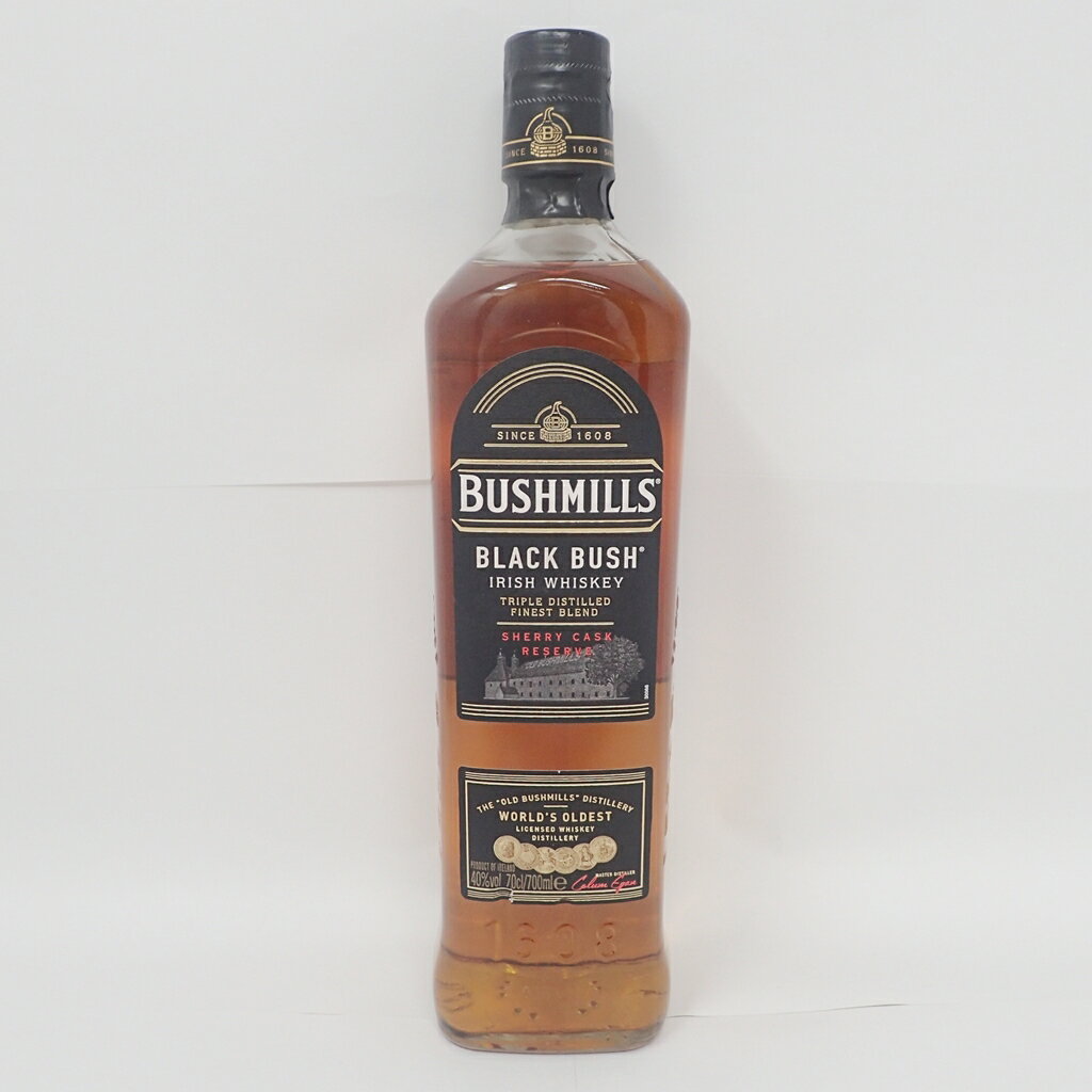 【未開栓】ブッシュミルズ ブラック ブッシュ 700ml 40% アイリッシュウイスキー BUSHMILLS【U1】【中古】