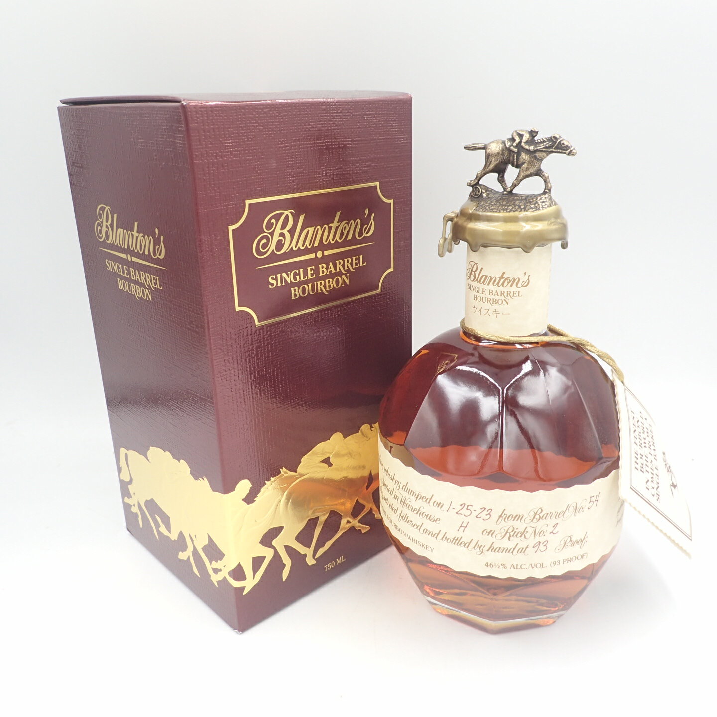 【未開栓】ブラントン シングルバレル 2023 750ml 46.5％ Blanton's【DD】【中古】