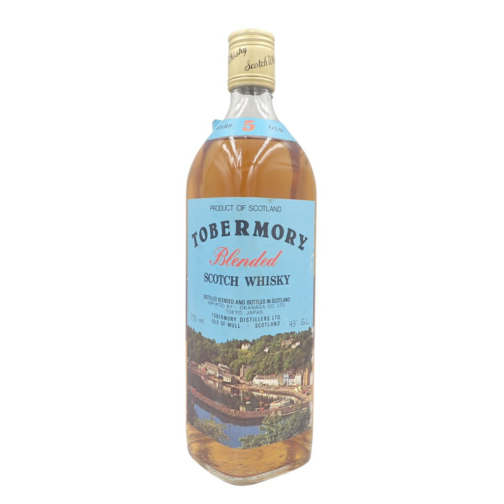 【未開栓】トバモリー 5年 ブレンデッド 750ml 43% TOBERMORY【S2】【中古】-cp31646