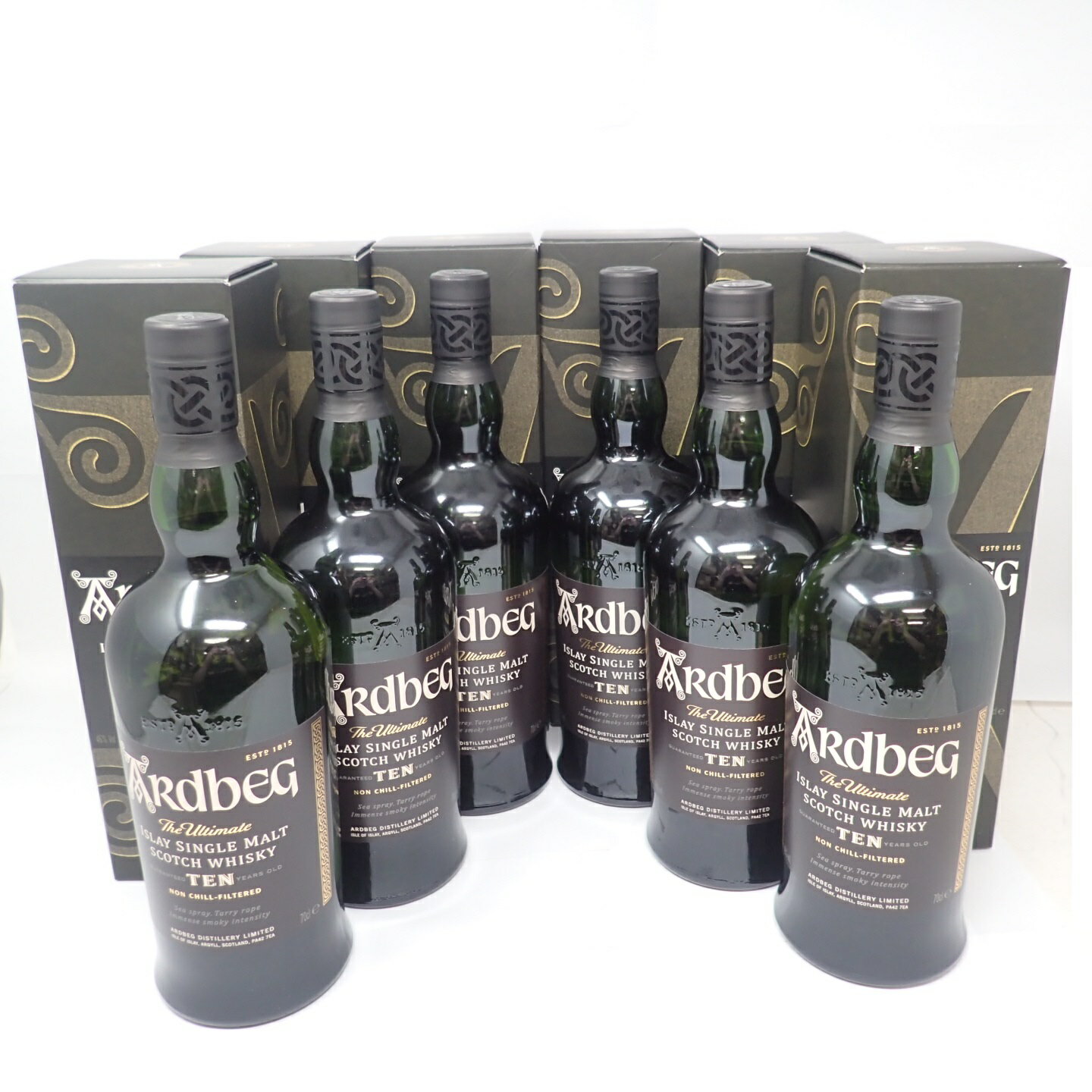 【未開栓】アードベッグ 10年 700ml 46％ ARDBEG 6本セット 同梱不可【7F】【中古】-cp31646