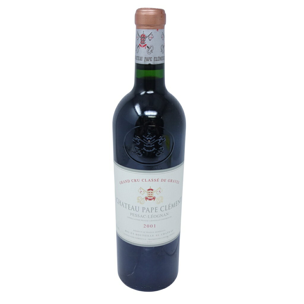 【未開栓】シャトー パプ クレマン ペサック レオニャン 2001 750ml 13％ Chateau Pape Clement PESSAC LEOGNAN【A1】【中古】