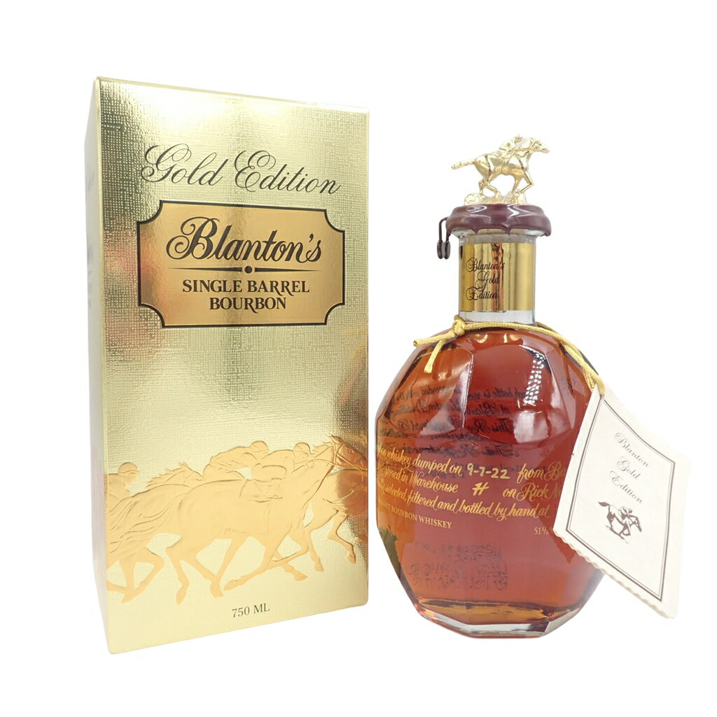 【未開栓】ブラントン ゴールドエディション 2022 バーボン 750ml 51.5% Blanton's BOURBON【F】【中古】