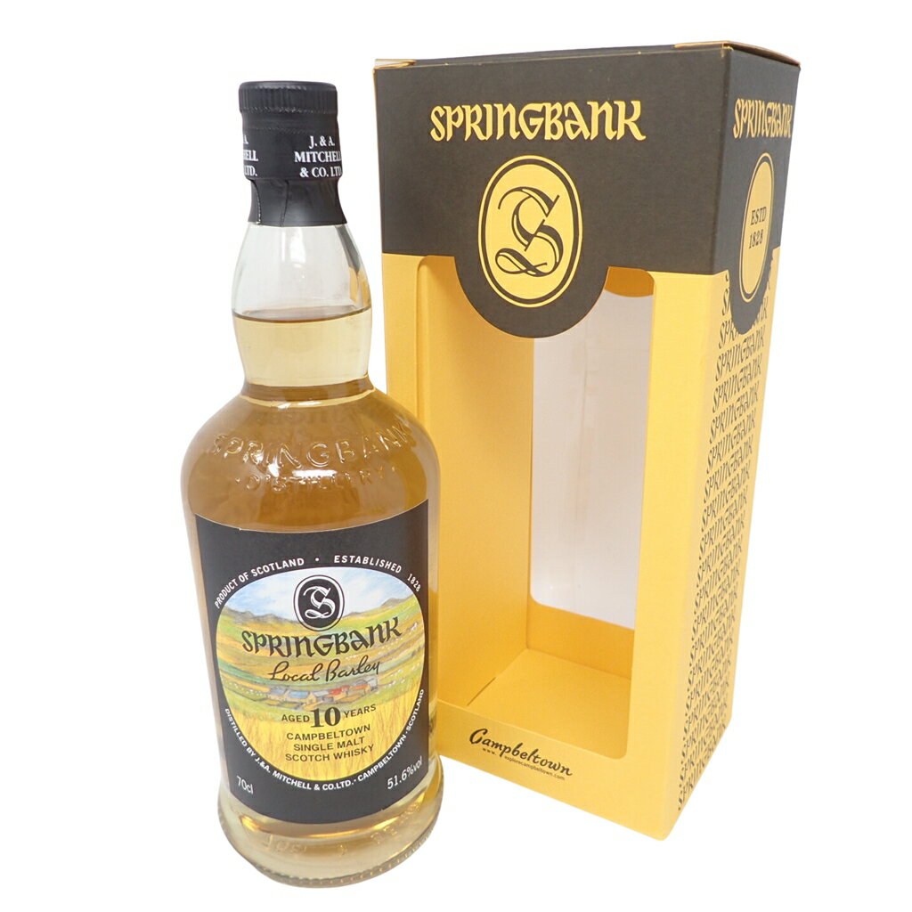 【未開栓】スプリングバンク 10年 ローカルバーレイ 2011-2021 51.6％ 700ml SpringBank【S】【中古】