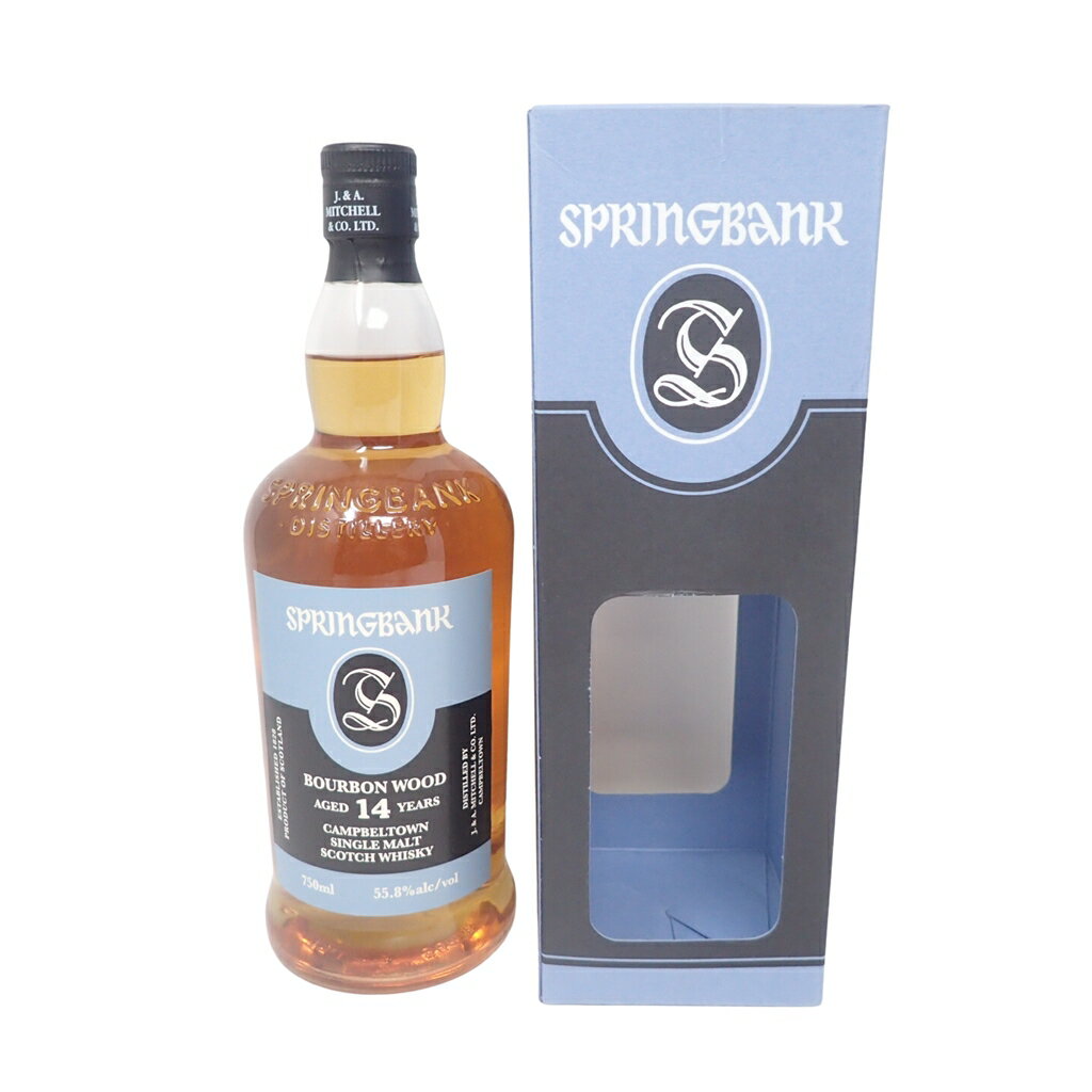 【未開栓】スプリングバンク 14年 バーボン ウッド 700ml 55.8% SPRINGBANK BOURBON WOOD【M1】【中古】