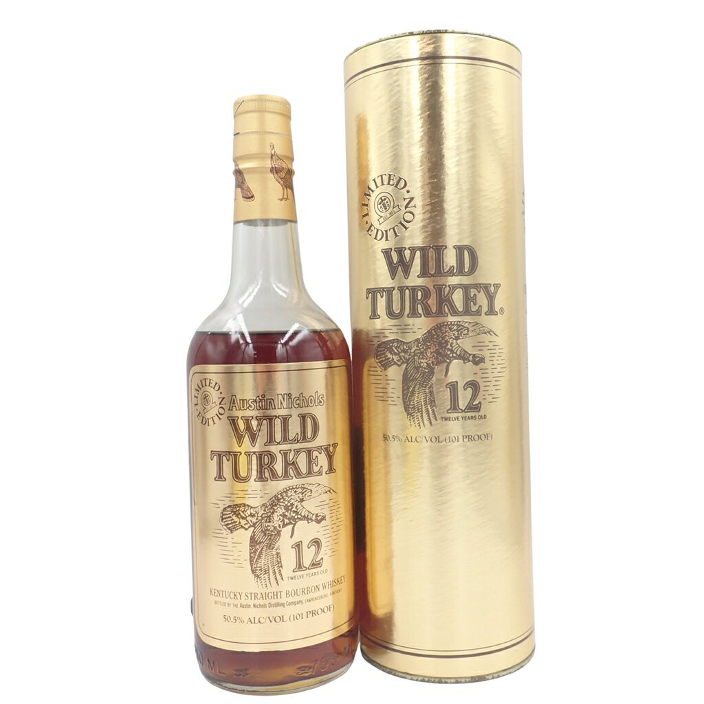 【未開栓】ワイルドターキー 12年 ゴールドラベル 750ml WILD TURKEY【U1】【中古】