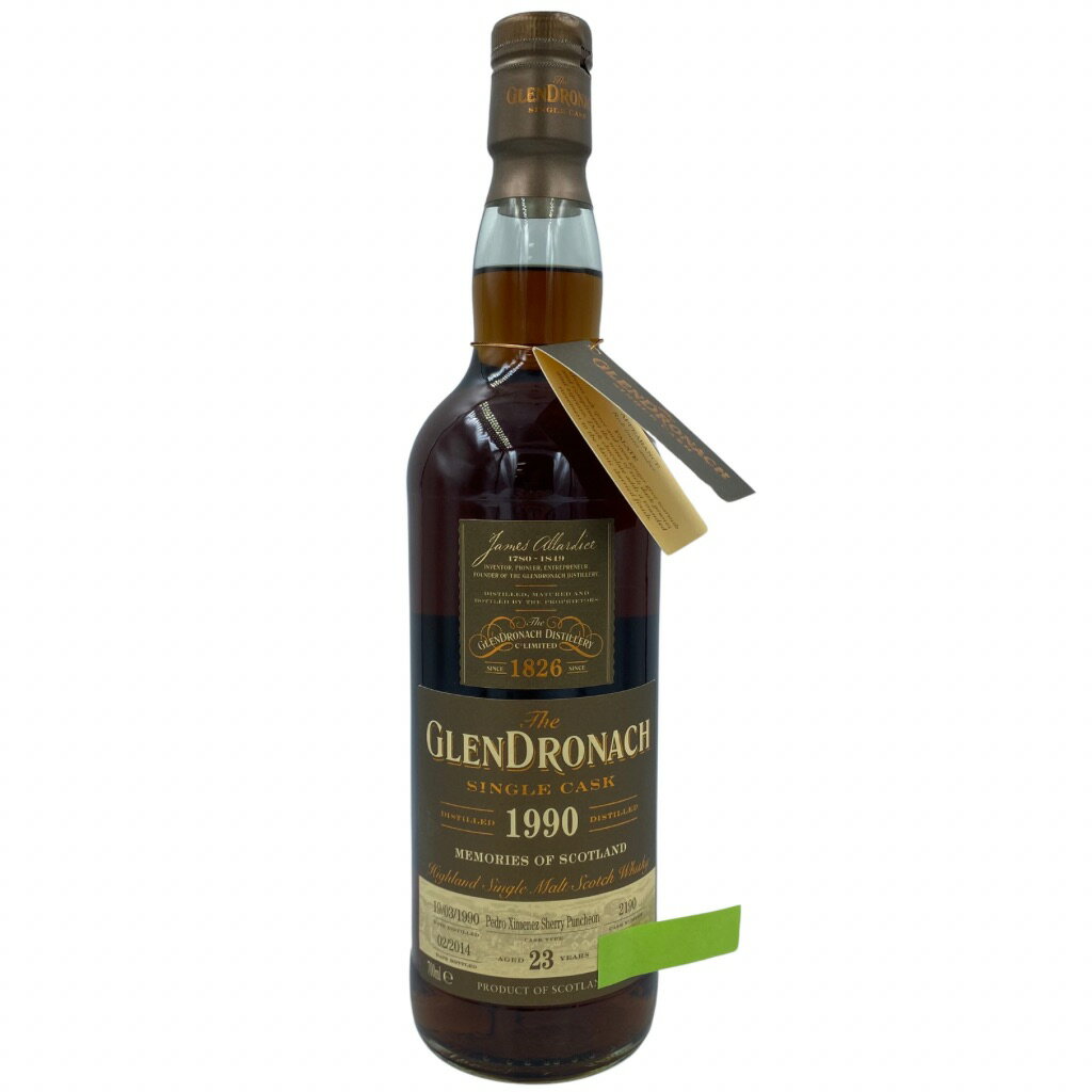 【未開栓】グレンドロナック シングルカスク 1990 23年 PXシェリー パンチョン 700ml 53.1％ GLENDRONACH【I2】【中古】