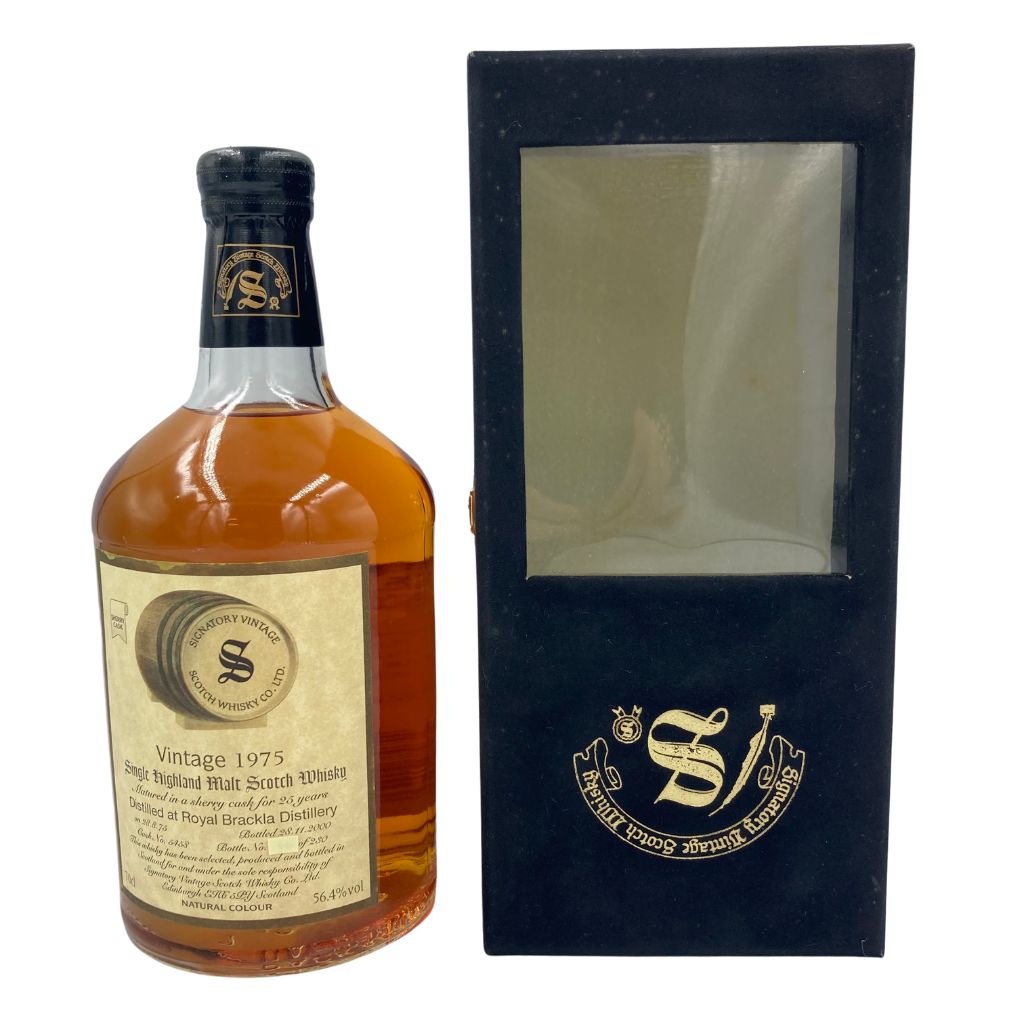 【未開栓】ロイヤルブラックラ 25年 シグナトリー ヴィンテージ 1975 700ml 56％ ROYAL BRACKLA SIGNATORY VINTAGE【B3】【中古】