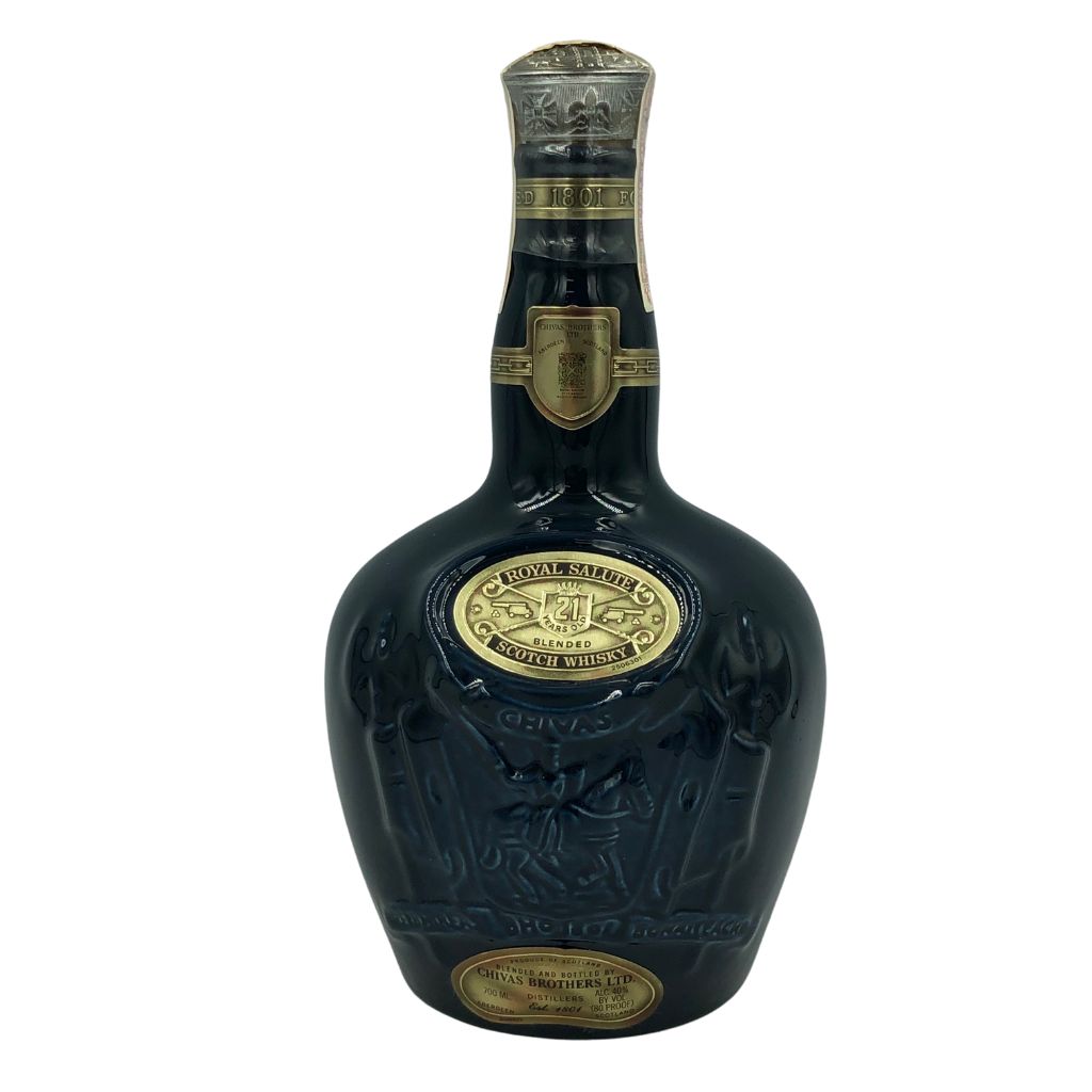 【未開栓】ロイヤルサルート 21年 青陶器 700ml 1440gROYAL SALUTE【N2】【中古】