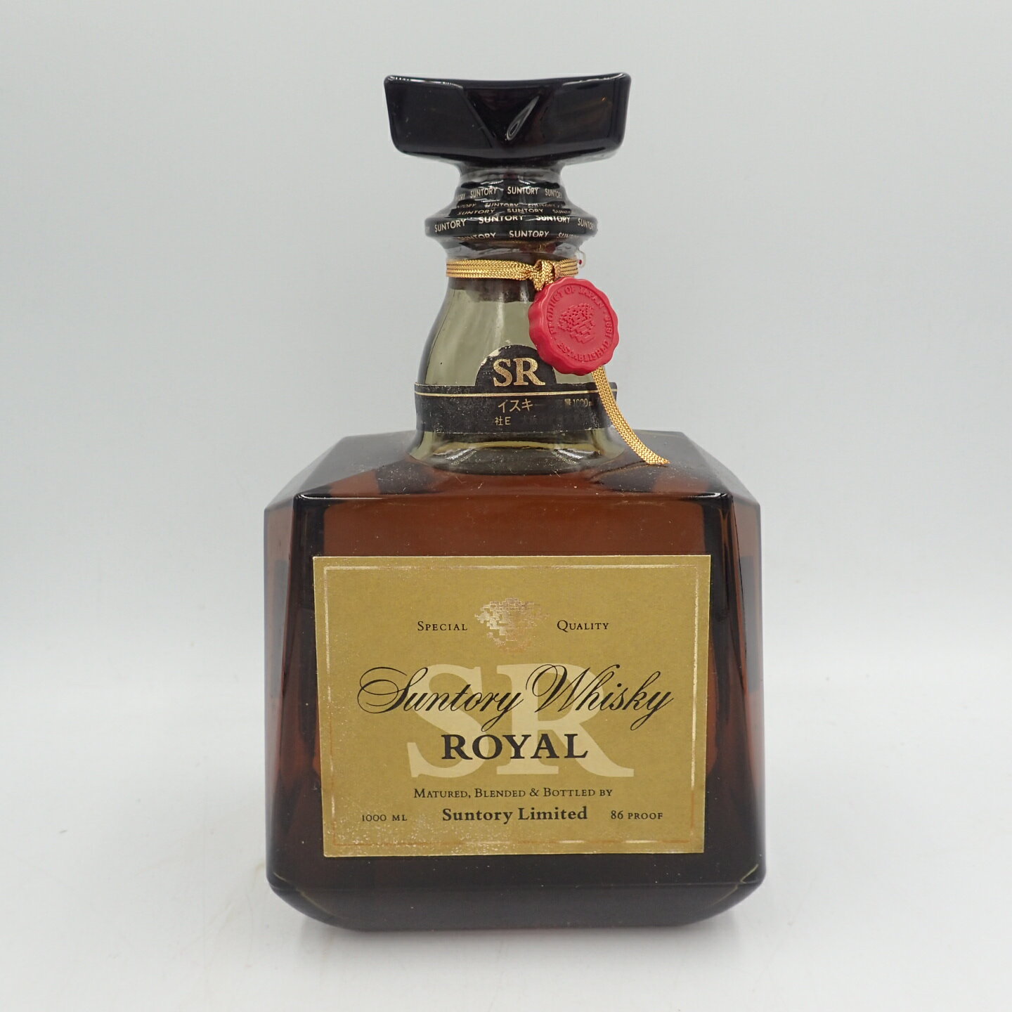 【東京都限定】サントリー ローヤル SR 山崎15年モルト 1000ml 43％ SUNTORY ROYAL【R1】【中古】