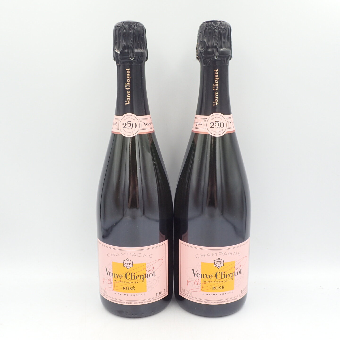 【セット】ヴーヴ クリコ ロゼ 750ml 2本セット Veuve Clicquot Rose【C1】【中古】販売済み