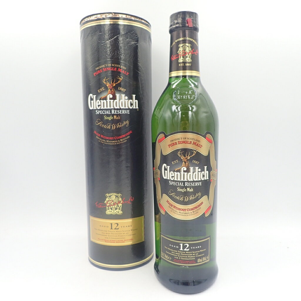 【未開栓】グレンフィディック 12年 ピュアモルト スペシャルリザーブシングルモルト 750ml 43％ Glenfiddich SPECIAL RESERVE【BB】【中古】