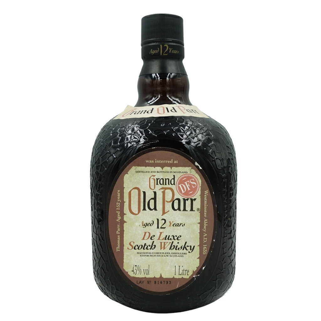 【未開栓】グランド オールドパー 12年 1000ml 43％ Grand old parr【中古】【L1】