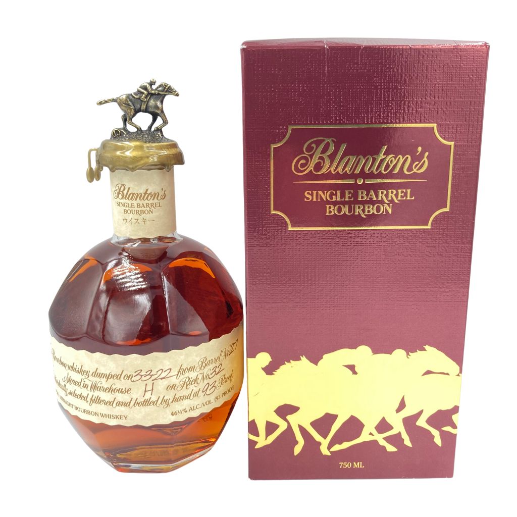 【未開栓】ブラントン シングルバレル 2022年 バーボン 750ml 46.5% Blanton's SINGLE BARREL BOURBON【E4】【中古】