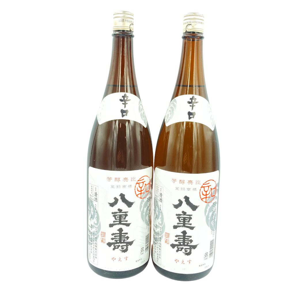 【未開栓】八重寿 辛口 2023年9月 1800ml 15% 2本セット【G3】【中古】