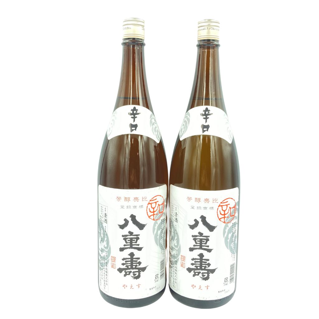 【未開栓】八重寿 辛口 2023年9月 1800ml 15% 2本セット【Q4】【中古】