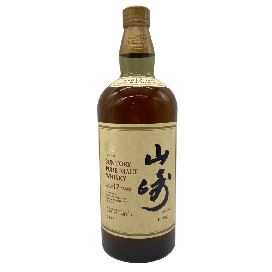 【未開栓】【東京都限定】サントリー 山崎 12年 ピュアモルト 1000ml 43％ SUNTORY 【E3】【中古】