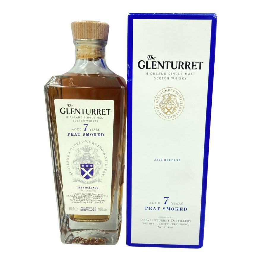 【未開栓】グレンタレット 7年 ピートスモーク 700ml 46% The Glenturret 【O】【中古】