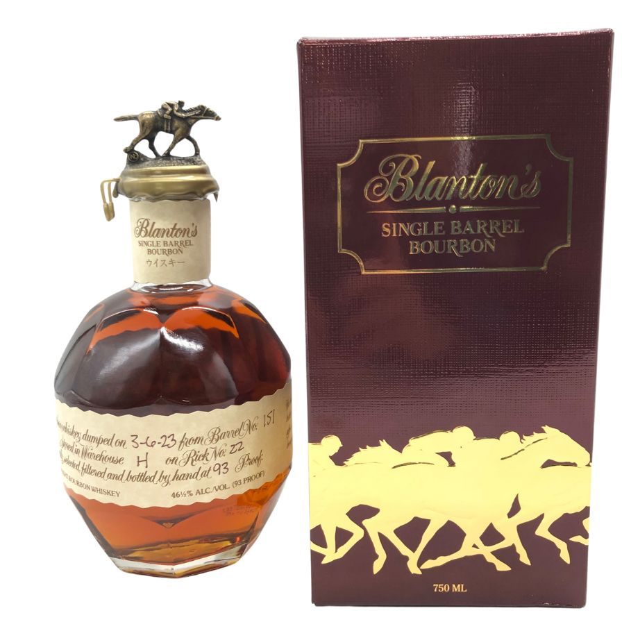 【未開栓】ブラントン シングルバレル 2023 750ml 46.5％ Blanton's SINGLE BARREL 【D4】【中古】