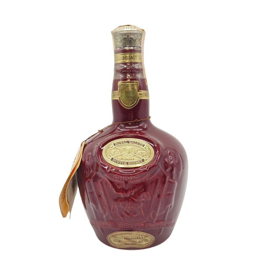 【未開栓】ロイヤルサルート 21年 青陶器 700ml 40% ROYAL SALUTE 1353g【L】【中古】