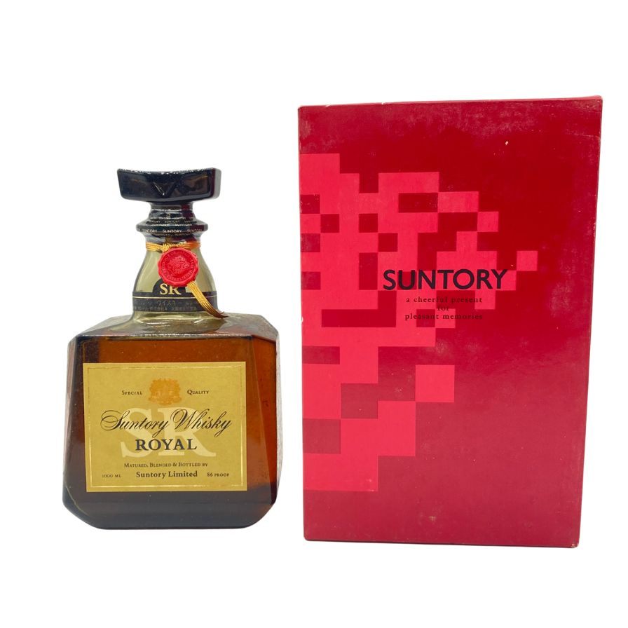 【未開栓】【東京都限定】サントリー ローヤル SR 向獅子マーク 1000ml 43% SUNTORY ROYAL 【U】【中古】