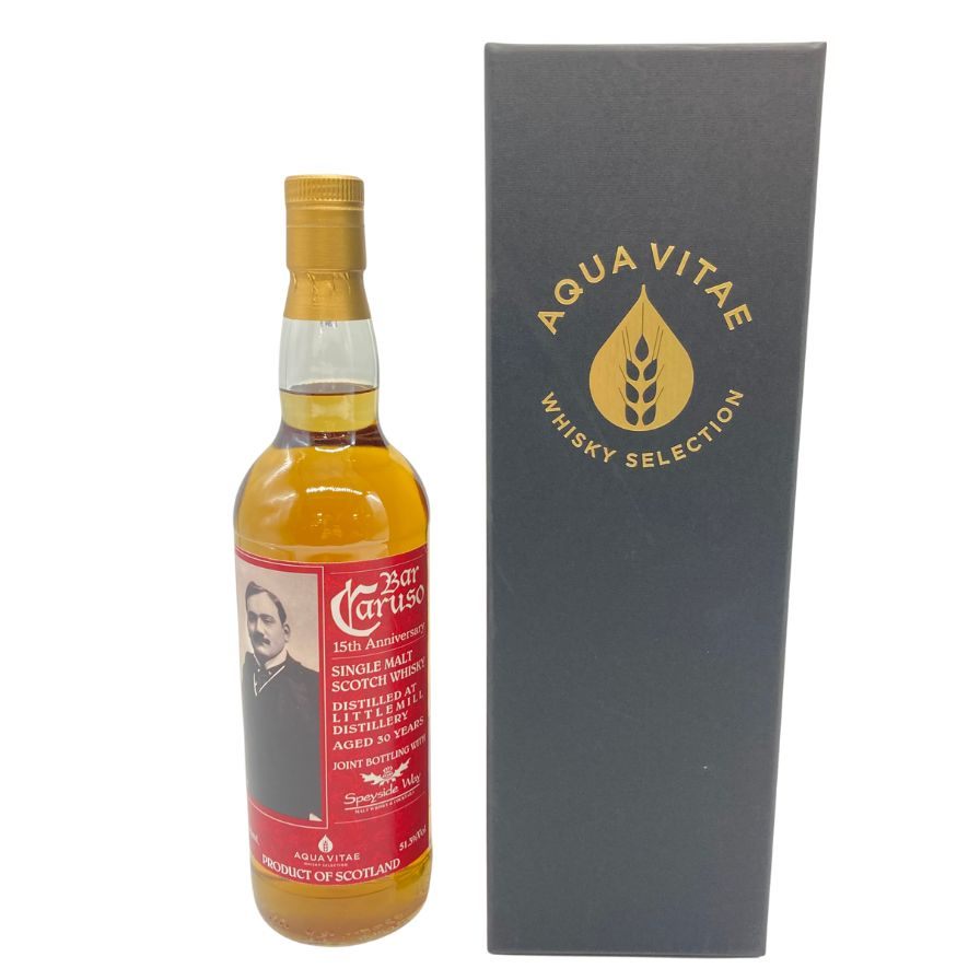 【未開栓】リトルミル 30年 15周年記念 1988-2018 700ml 51.3% LITTLE MILL Bar CARUSO AQUA VITAE 【I】【中古】