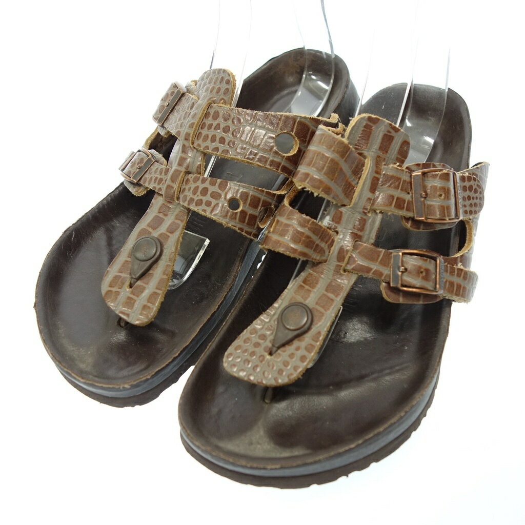 タタミ ビルケンシュトック サンダル メンズ ブラウン系 サイズ41 TATAMI BIRKENSTOCK【AFC8】【中古】販売済み