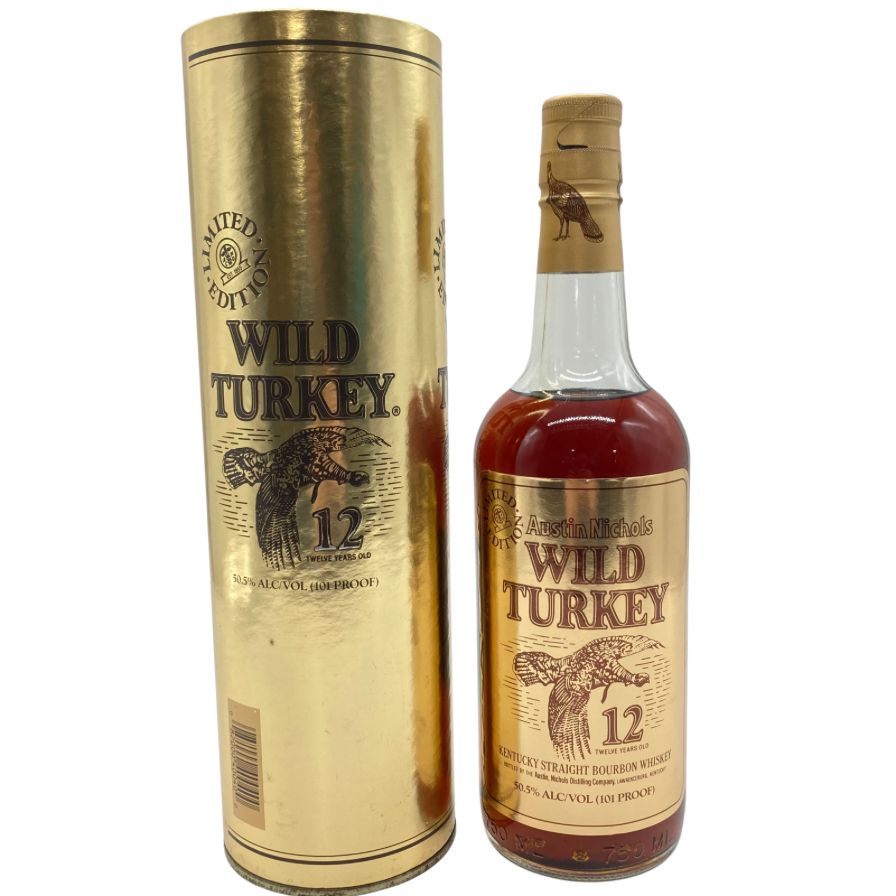 【未開栓】ワイルドターキー 12年 リミテッド エディション ゴールドラベル 750ml 50.5％ WILD TURKEY LIMITED EDITION 【EE】【中古】販売済み