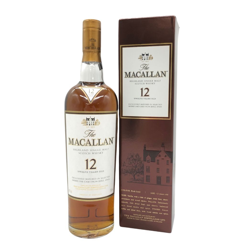 【未開栓】マッカラン 12年 ハイランド シェリーオーク 旧ボトル MACALLAN 【N4】【中古】