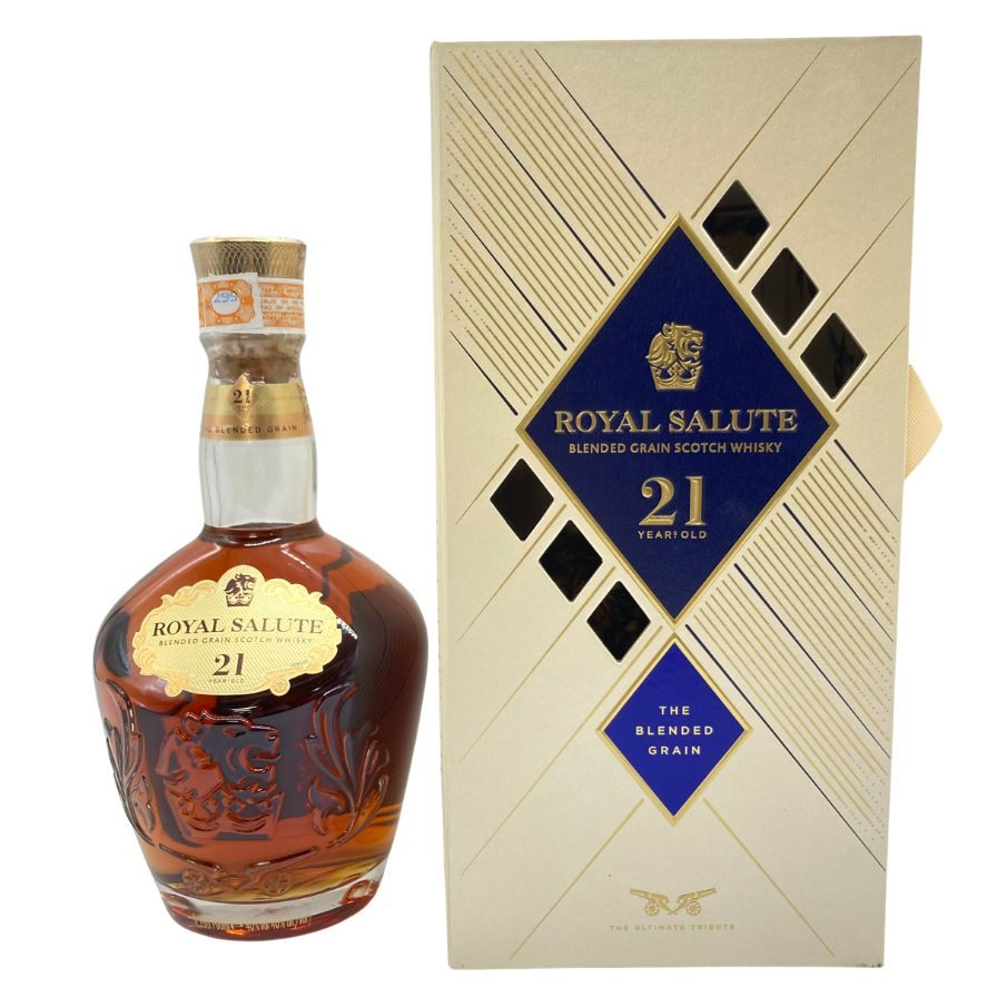 【未開栓】ロイヤルサルート 21年 クリアボトル 700ml 40% ROYAL SALUTE 【Q4】【中古】