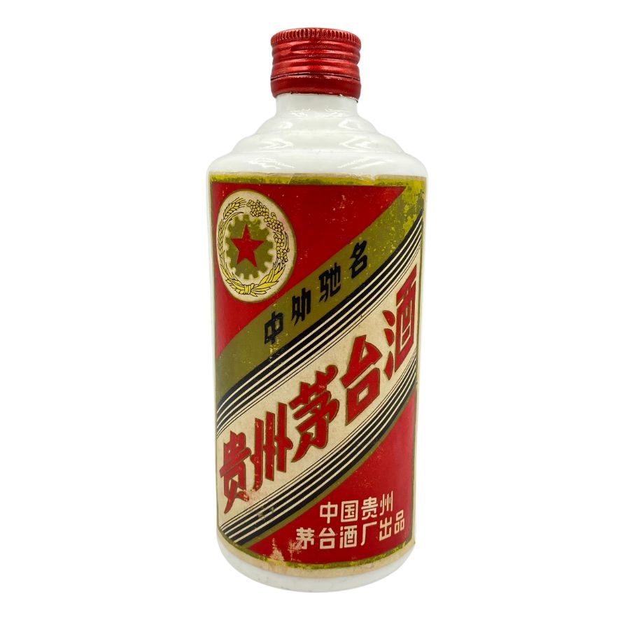 空き瓶扱い 貴州茅台酒 マオタイ酒 五星麦ラベル スクリューキャップ 984g 年代不明 MOUTAI【C2】【中古】