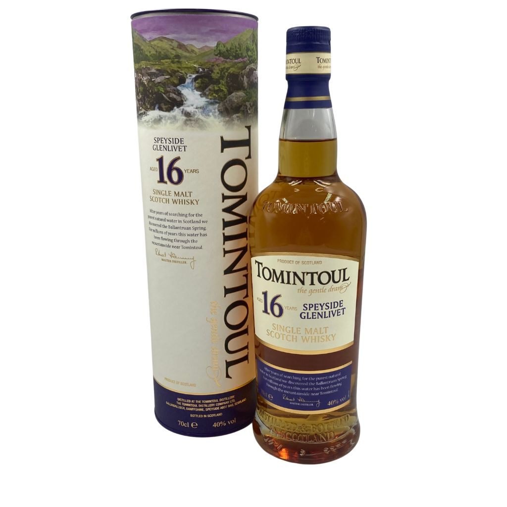 【未開栓】トミントール 16年 スペイサイド グレンリベット 40% 700ml TOMINTOUL GLENLIVET 【E3】【中古】