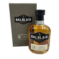 【未開栓】バルブレア 12年 700ml 46％ BALBLAIR 【E3】【中古】