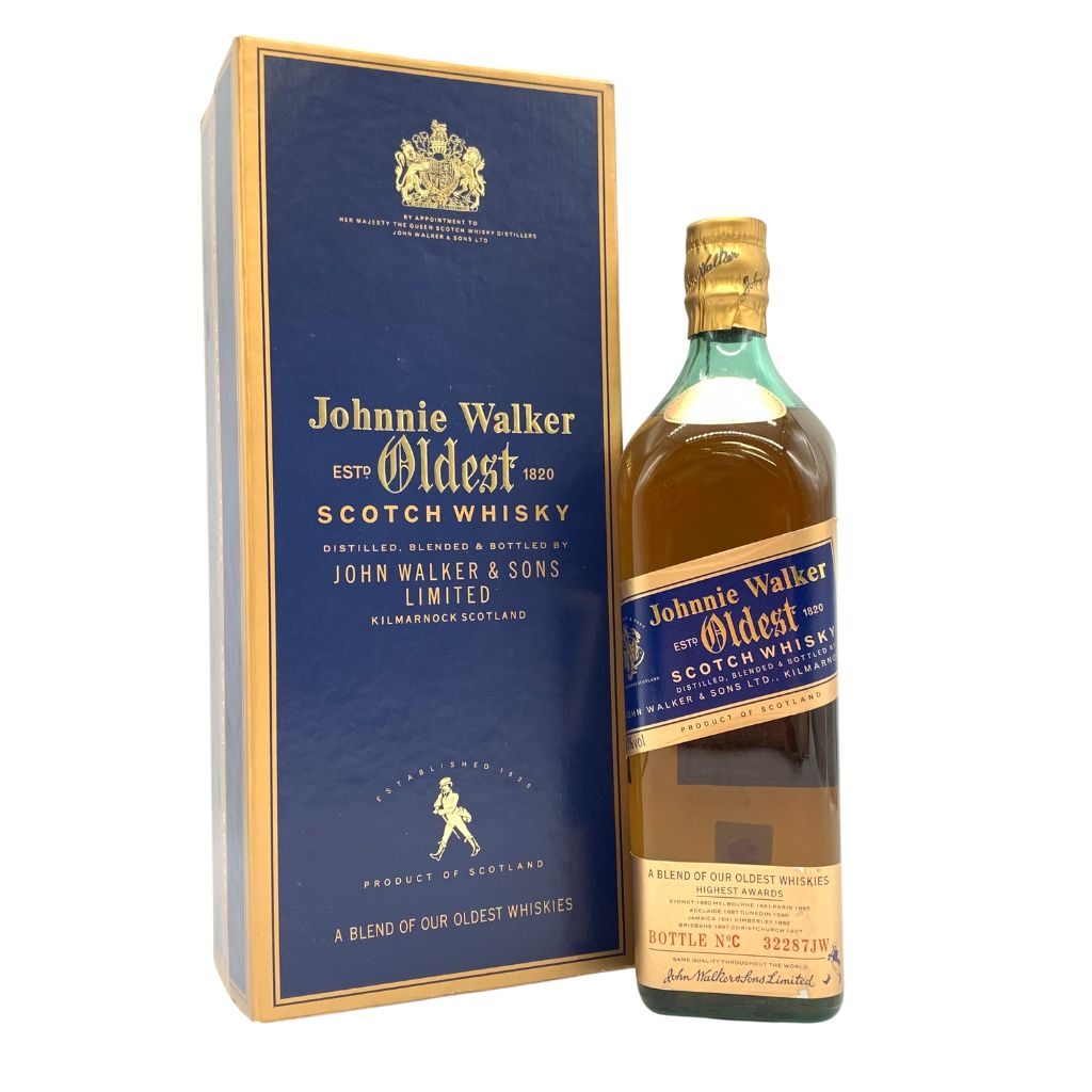 【未開栓】ジョニーウォーカー オールデスト ブルーラベル 750ml 43% Johnnie Walker Oldest 【L4】【中古】
