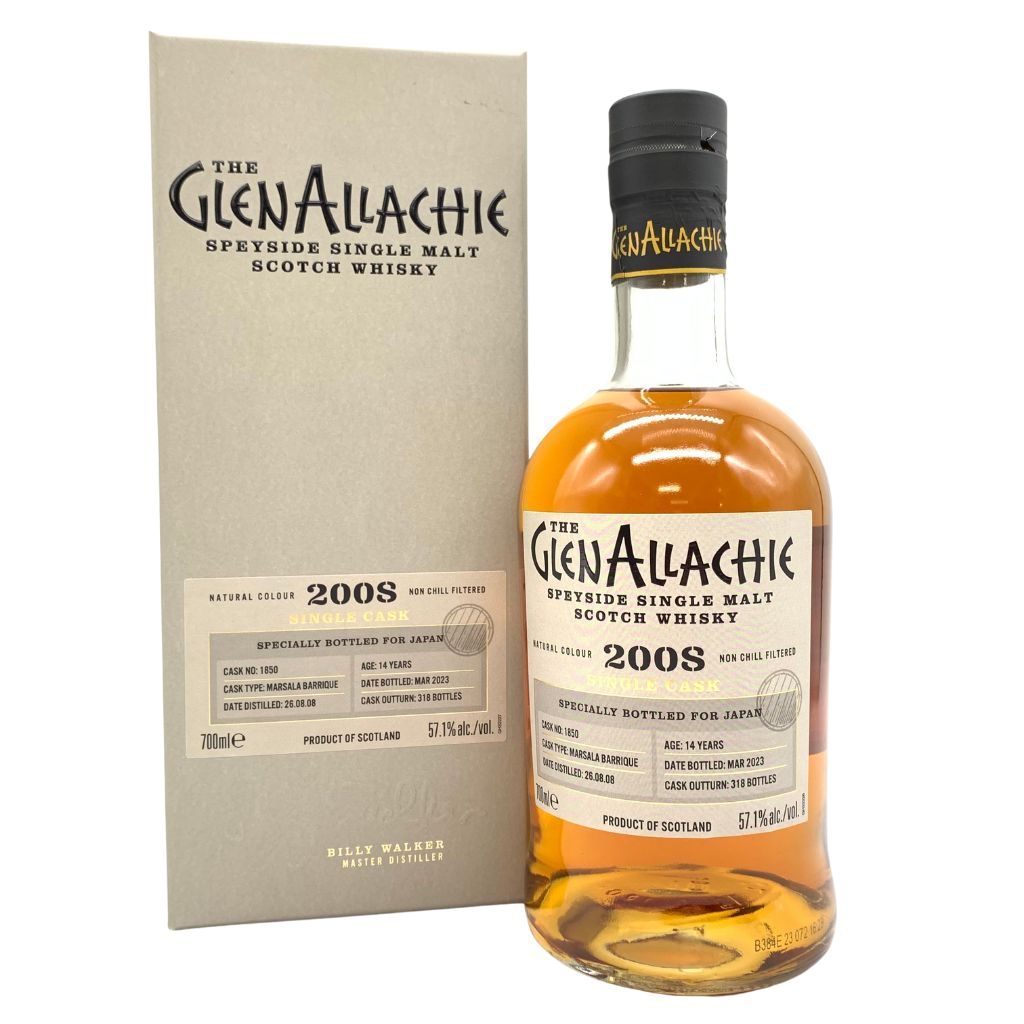 GLENALLACHIE 【未開栓】グレンアラヒー 14年 2008-2023 マルサラバリックカスク スペイサイド 700ml 57.1% Glen Allachi