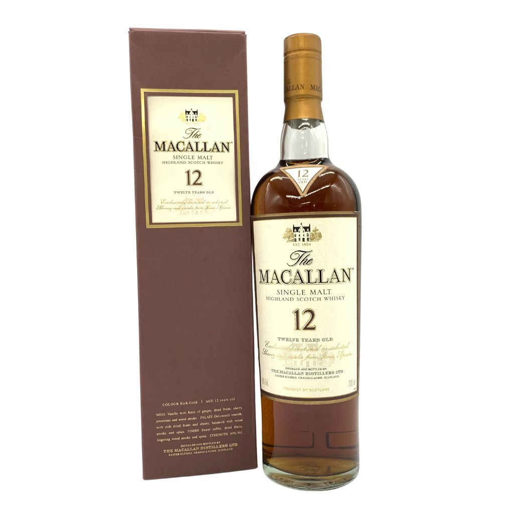 【未開栓】マッカラン 12年 ハイランド シェリーオーク 旧ボトル 700ml 40% MACALLAN HIGHLAND SHERRY OAK 【T4】【中古】