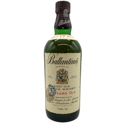 【未開栓】バランタイン 17年 ベリーオールド 青青紋章 旧ボトル 750ml 43％ Ballantines's Very Old 【J4】【中古】