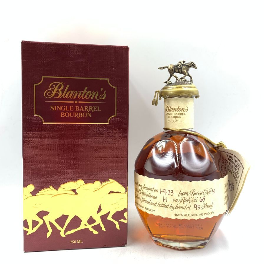 【未開栓】ブラントン シングルバレル 2023 750ml 46.5％ Blanton's SINGLE BARREL 【O4】【中古】