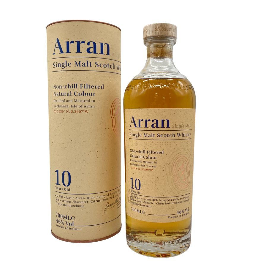 【未開栓】アラン 10年 ノンチルフィルター 700ml 46％ Arran 【H4】【中古】