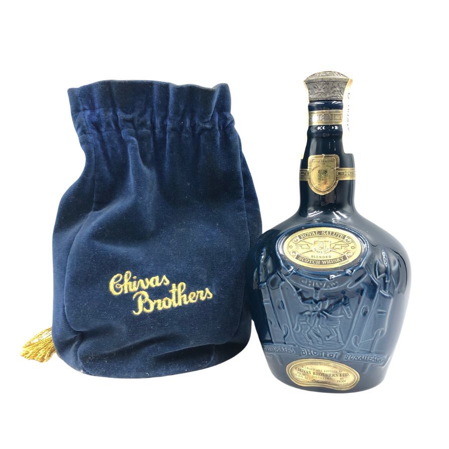 【未開栓】シーバス ブラザーズ ロイヤルサルート 21年 青陶器 700ml 40% Chivas Brothers ROYAL SALUTE 1378【W4】【中古】